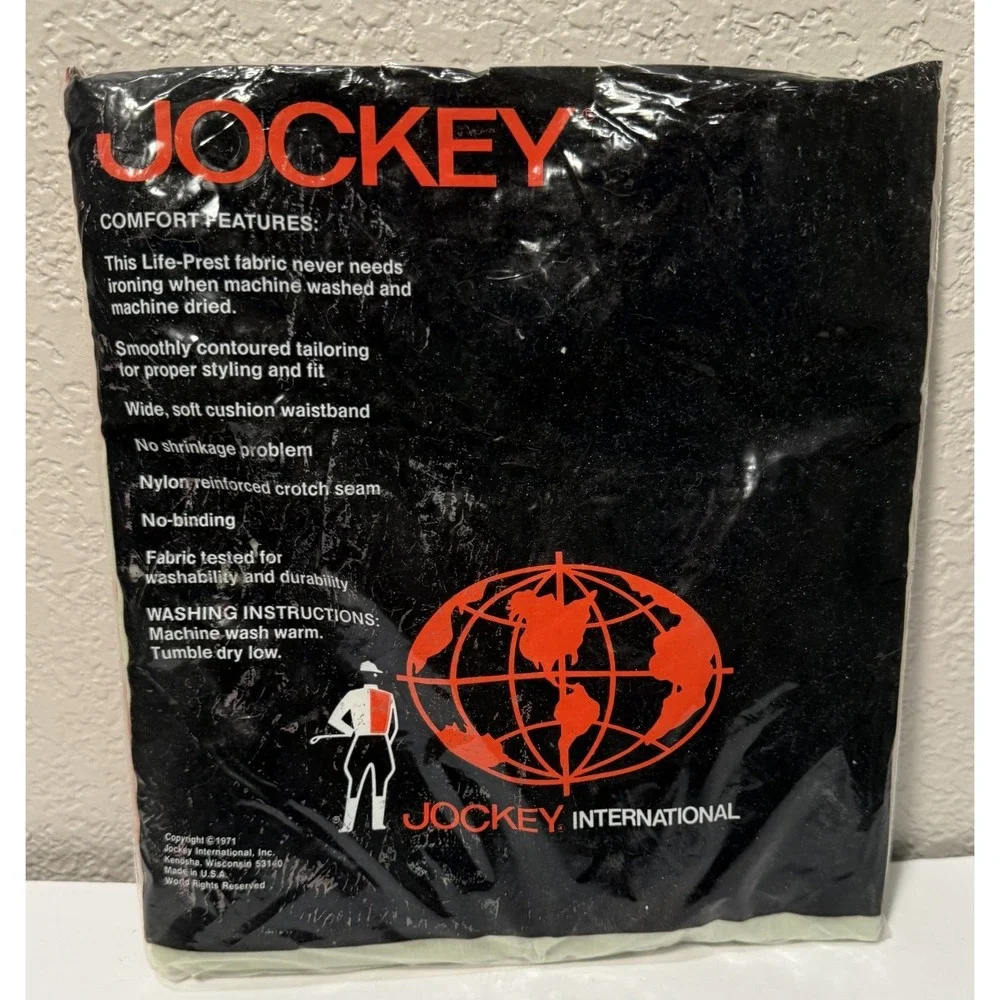 Vintage JOCKEY Men Suprel Boxer Shorts Underwear Sz 32 Green NIP NEW 1970s NOS
